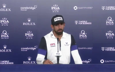 Matthieu Pavon Talks About His Second Round: A Career-Best Performance at the PGA Championship