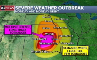 Severe Weather Alerts Across the Plains: Tornado Risk Looms Over Wichita and Tulsa