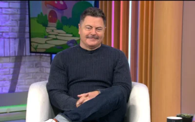 Nick Offerman Embraces Diversity in New Smurfs Film
