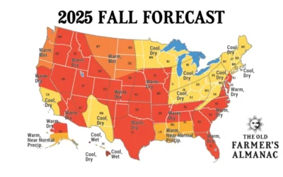Old Farmer’s Almanac Fall Forecast for 2025: What to Expect Across the U.S.
