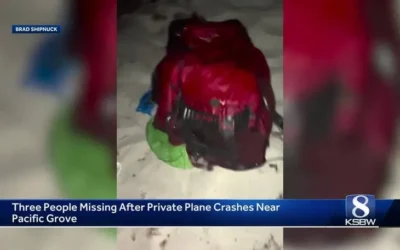 Search Underway for Three Missing After Plane Crash Off Pacific Grove Coast