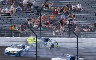 Tensions Rise in NASCAR: Austin Hill and Aric Almirola’s Controversial Incident at Indianapolis
